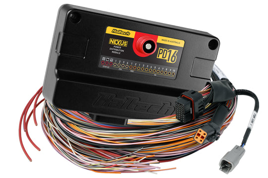 Haltech PD16 - Power Distribution Module (PDM) PD16 + Flying Lead Kit (5M)