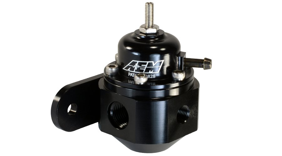 AEM Universal Adjustable Fuel Pressure Regulator, 20-120PSI, -6AN, ( 25-302BK ) - RE-WIRES NZ